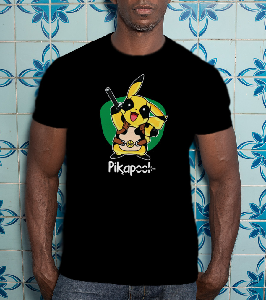 Pikapool Pikachu Deadpool Fusion T-Shirt