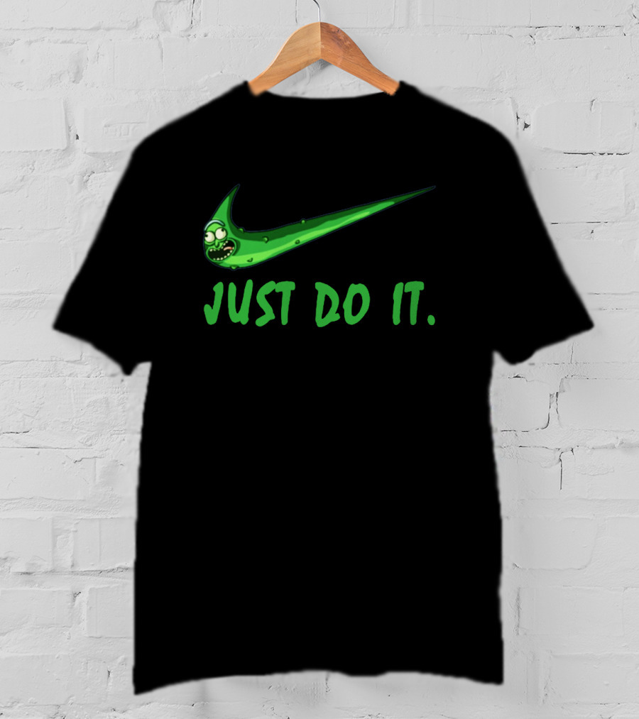 Just Do It Pickle Rick Nike T-Shirt