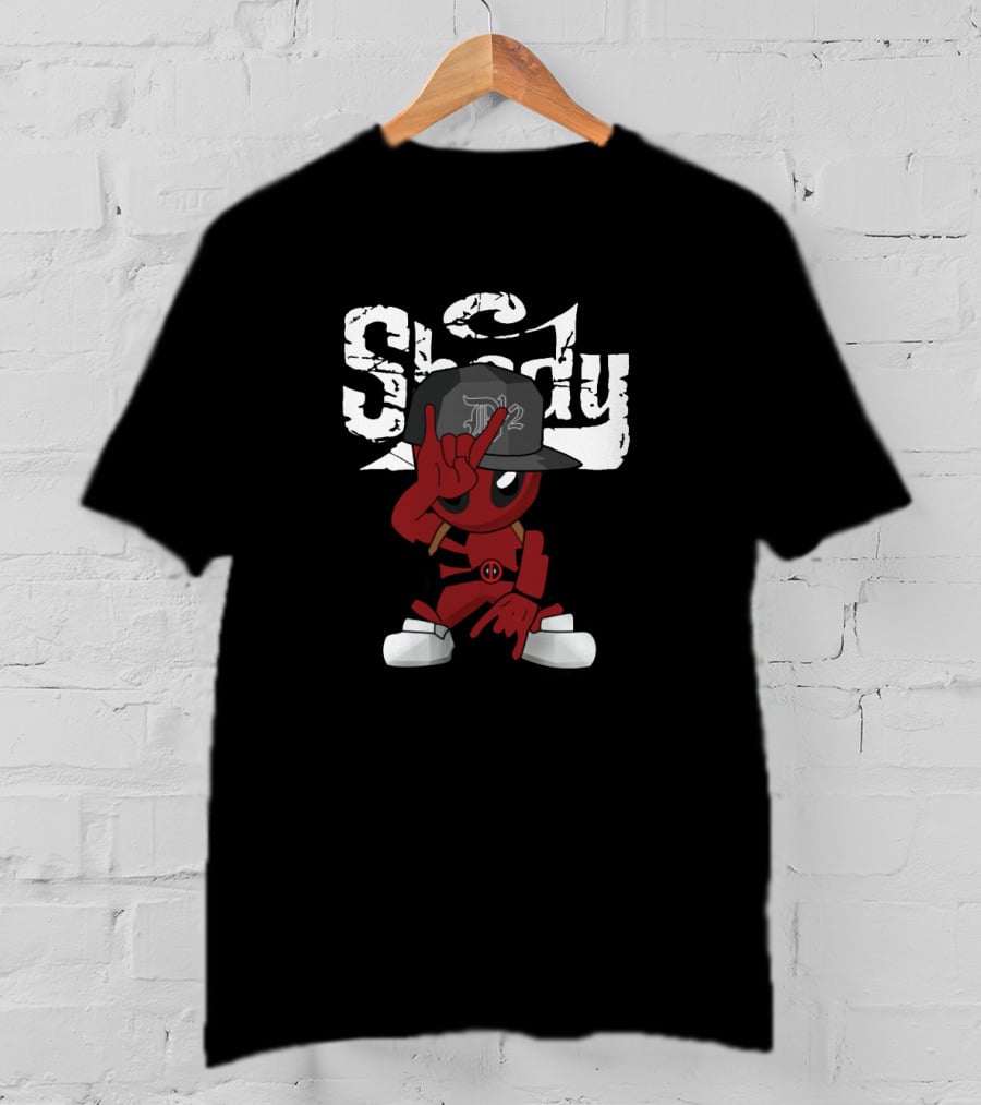 Shady Records Baby Deadpool D12 Logo Hat Character T-Shirt