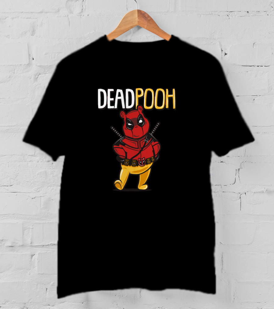 Deadpooh Deadpool X Pooh Character Crossover Mashup T-Shirt