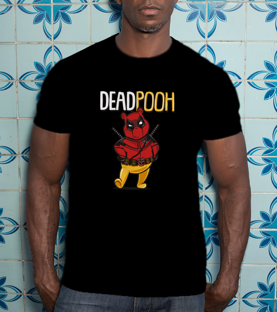 Deadpooh Deadpool X Pooh Character Crossover Mashup T-Shirt