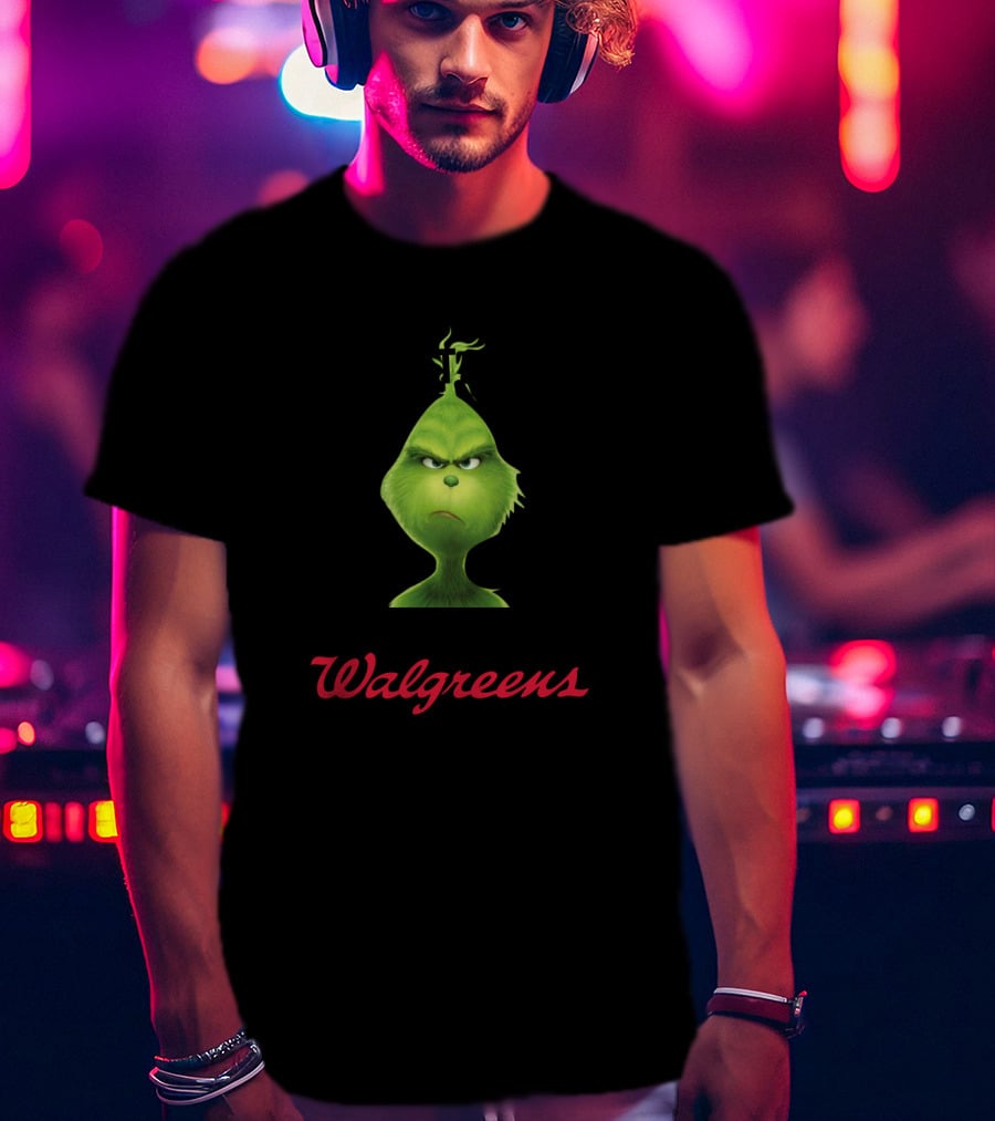 I Used To Smile And Then I Worked At Walgreens Grinch T-Shirt