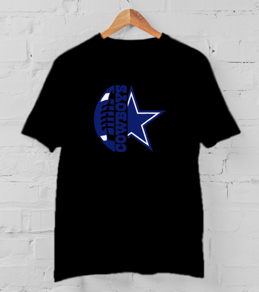 Dallas Cowboys Football Blue Star Logo Fan Merchandise T-Shirt