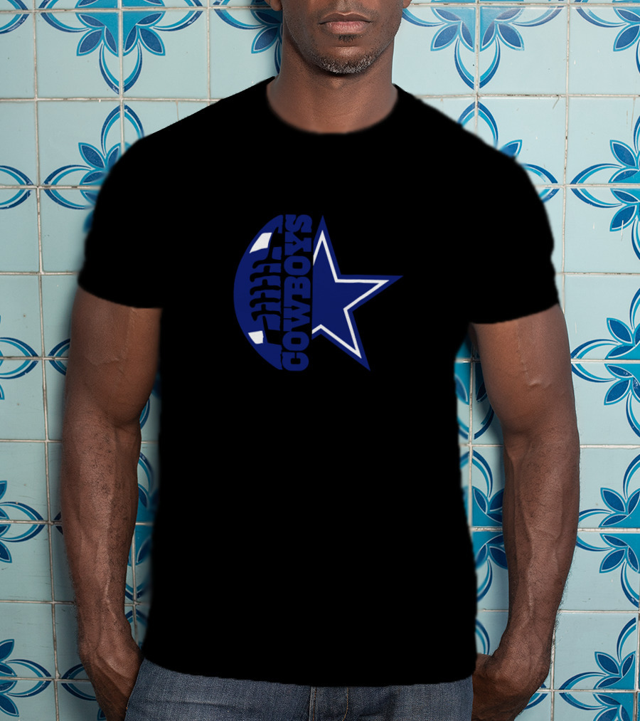 Dallas Cowboys Football Blue Star Logo Fan Merchandise T-Shirt