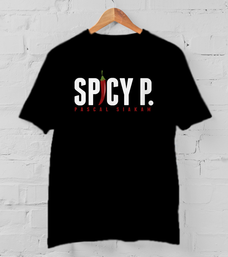 Spicy P Pascal Siakam With Red Chili Pepper T-Shirt