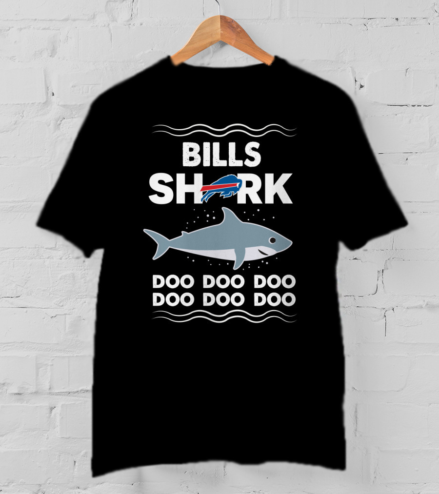 Buffalo Bills Shark Doo Doo Doo Doo Doo Fans T-Shirt