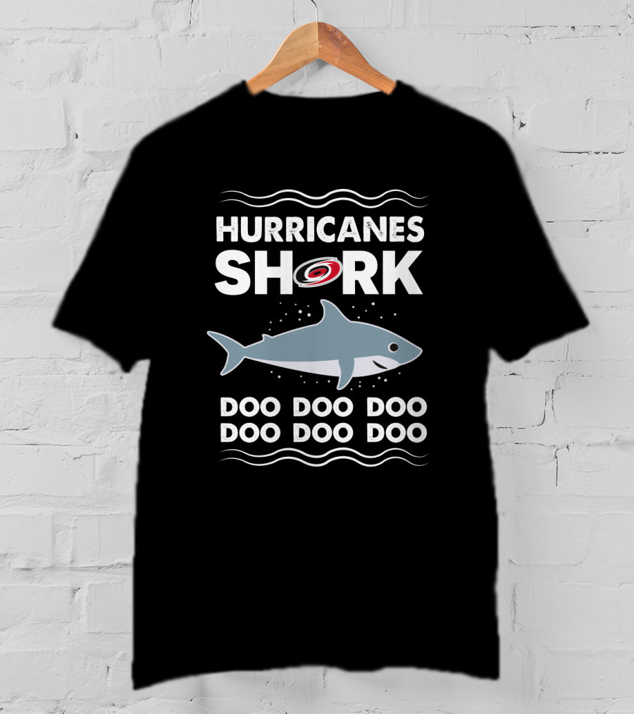 Hurricanes Shark Doo Doo Doo Doo Carolina T-Shirt