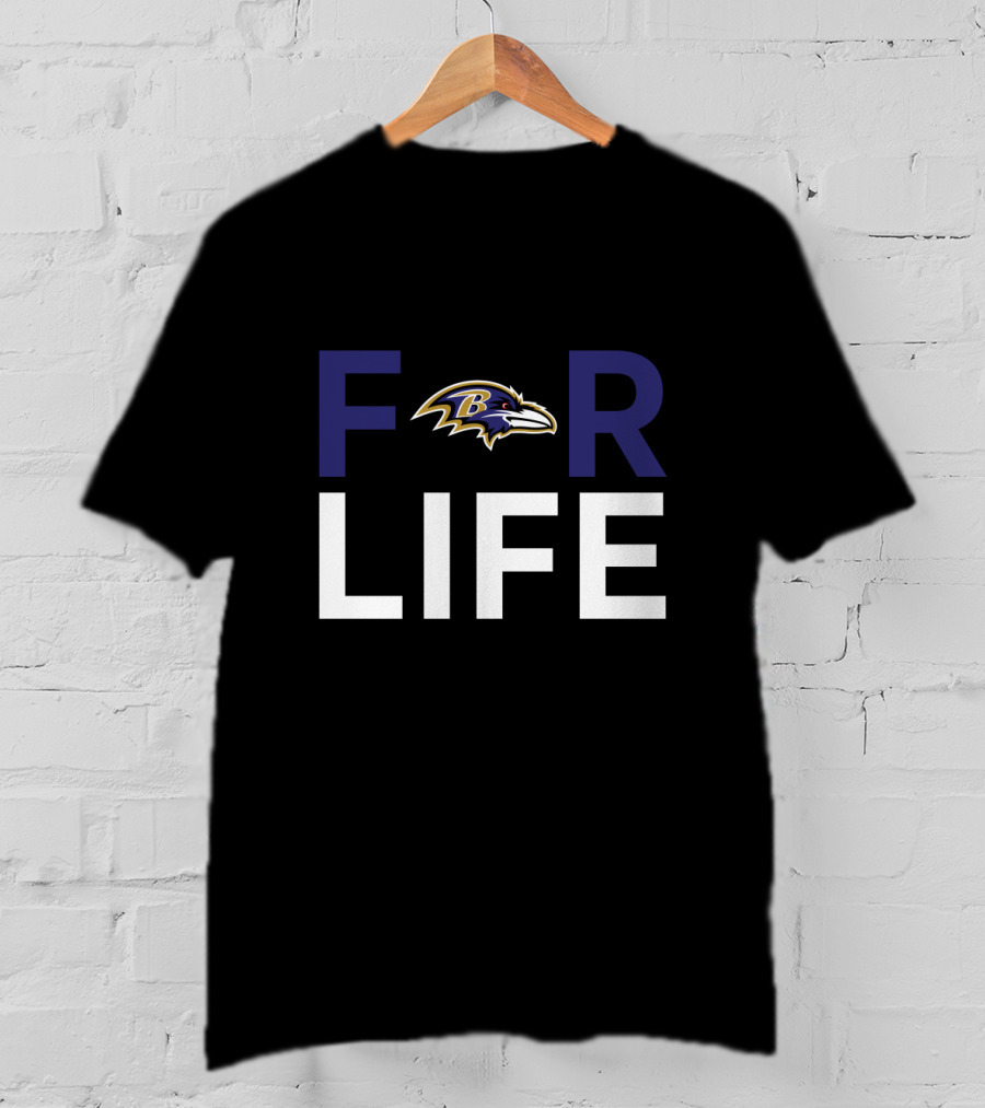 Baltimore Ravens Logo For Life T-Shirt