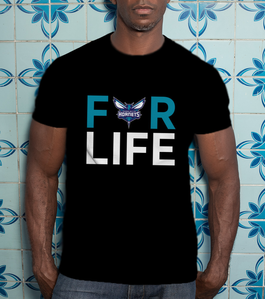 Charlotte Hornets Logo For Life Enthusiasts T-Shirt