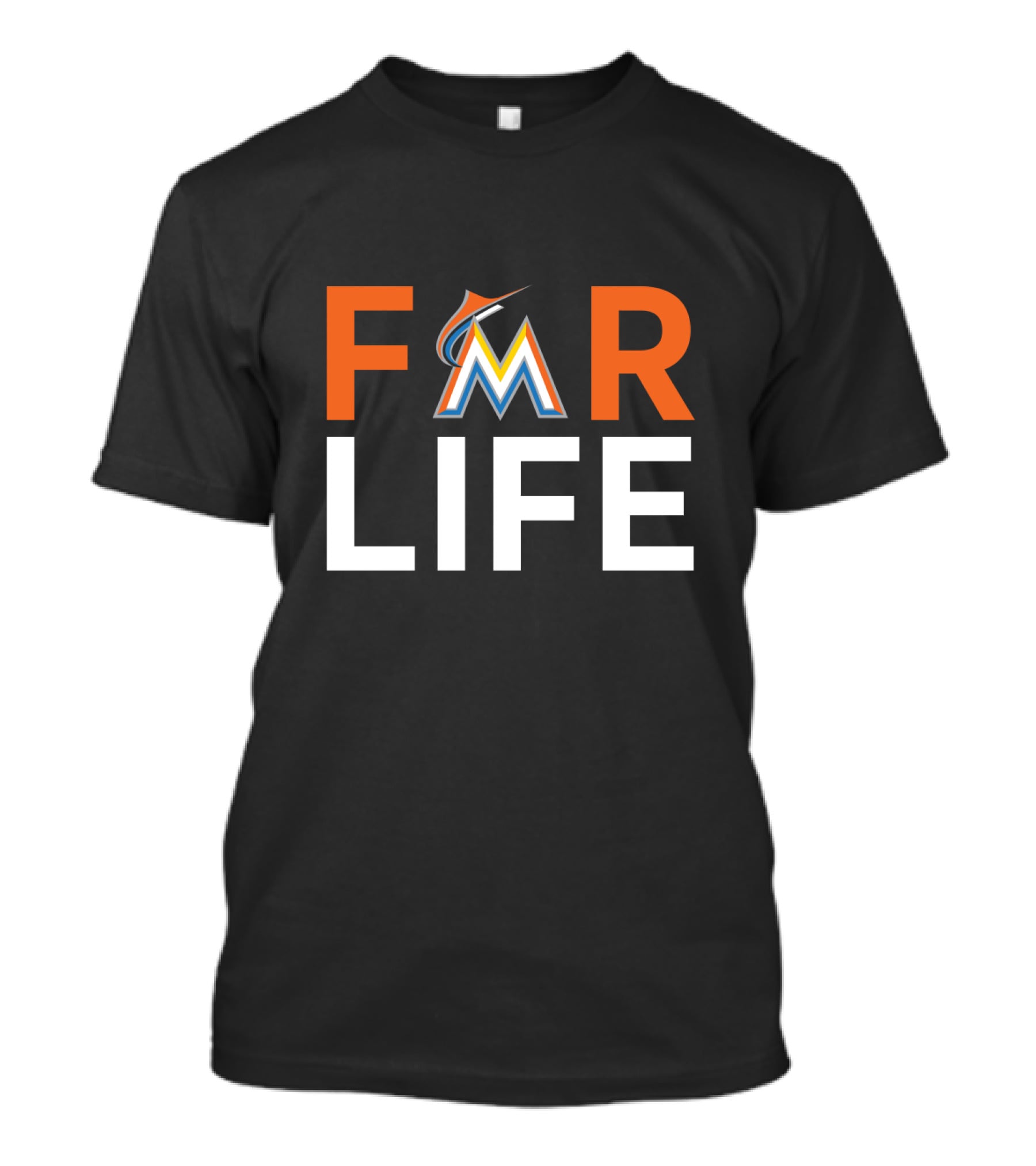 For Life Miami Marlins Fans Iconic Baseball Support Enthusiasts T-Shirt
