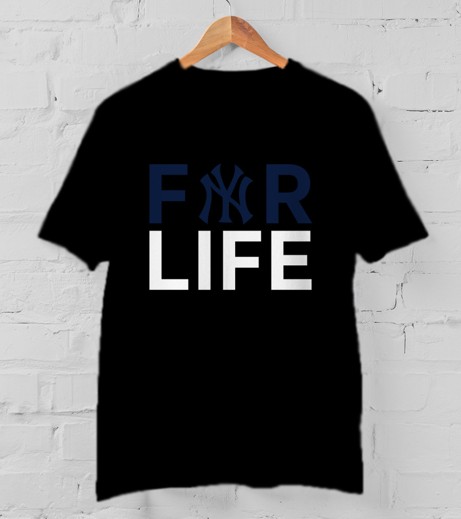 New York Yankees Fans For Life With Iconic Team T-Shirt