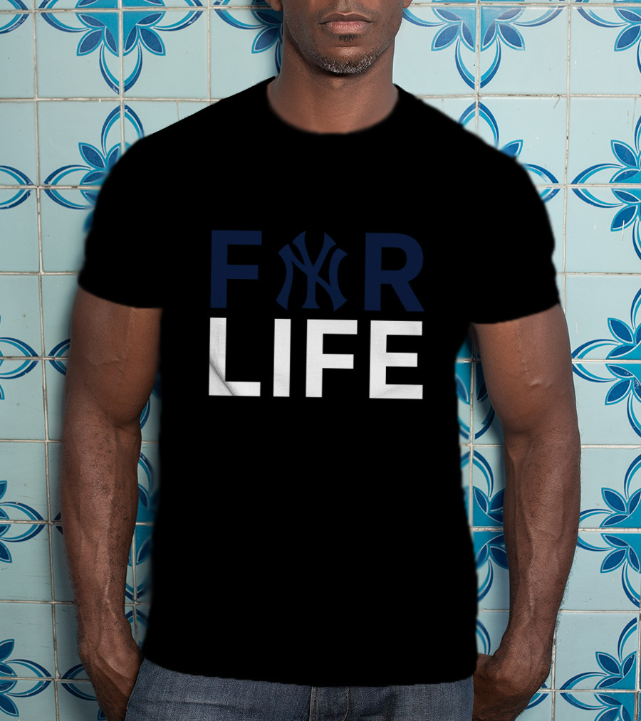 New York Yankees Fans For Life With Iconic Team T-Shirt