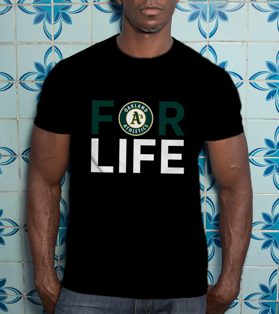 Oakland Athletics A's Logo For Life Commitment T-Shirt