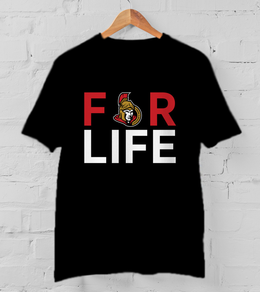Ottawa Senators For Life Fan Pride Senators T-Shirt