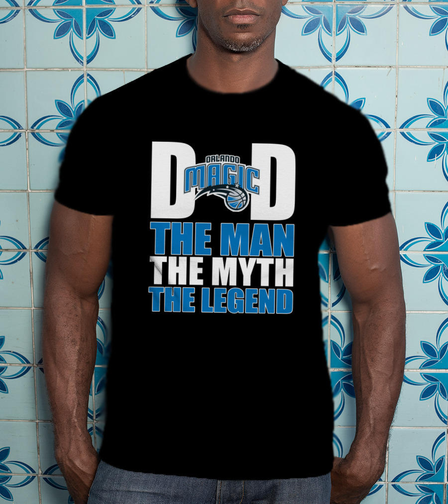 Orlando Magic Dad The Man The Myth The Legend Father's Day T-Shirt