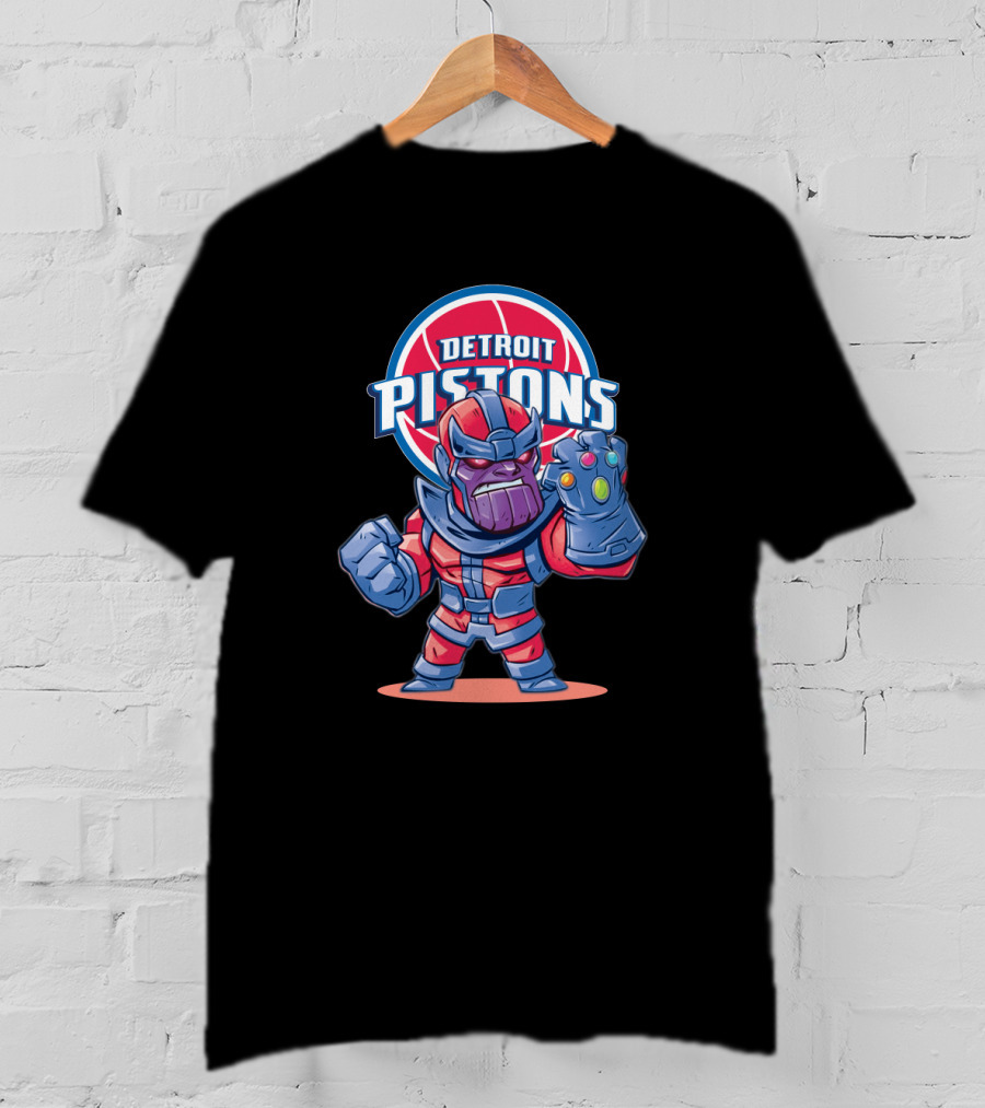 Thanos Detroit Pistons Basketball Crossover Fans T-Shirt