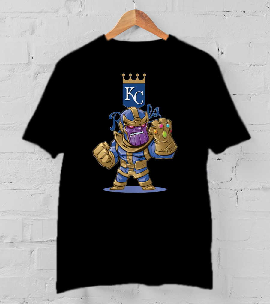 Kansas City Royals Thanos Infinity Gauntlet Fans T-Shirt