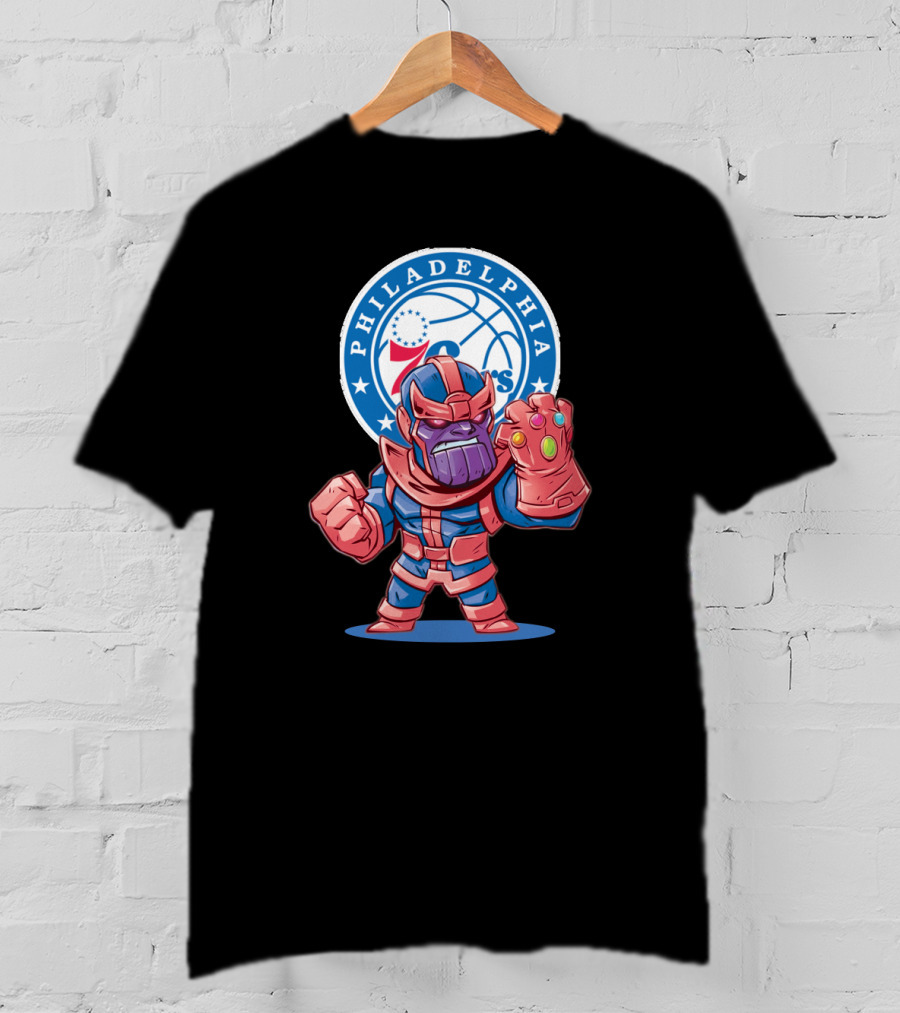 Philadelphia 76ers Meets Thanos Crossover T-Shirt