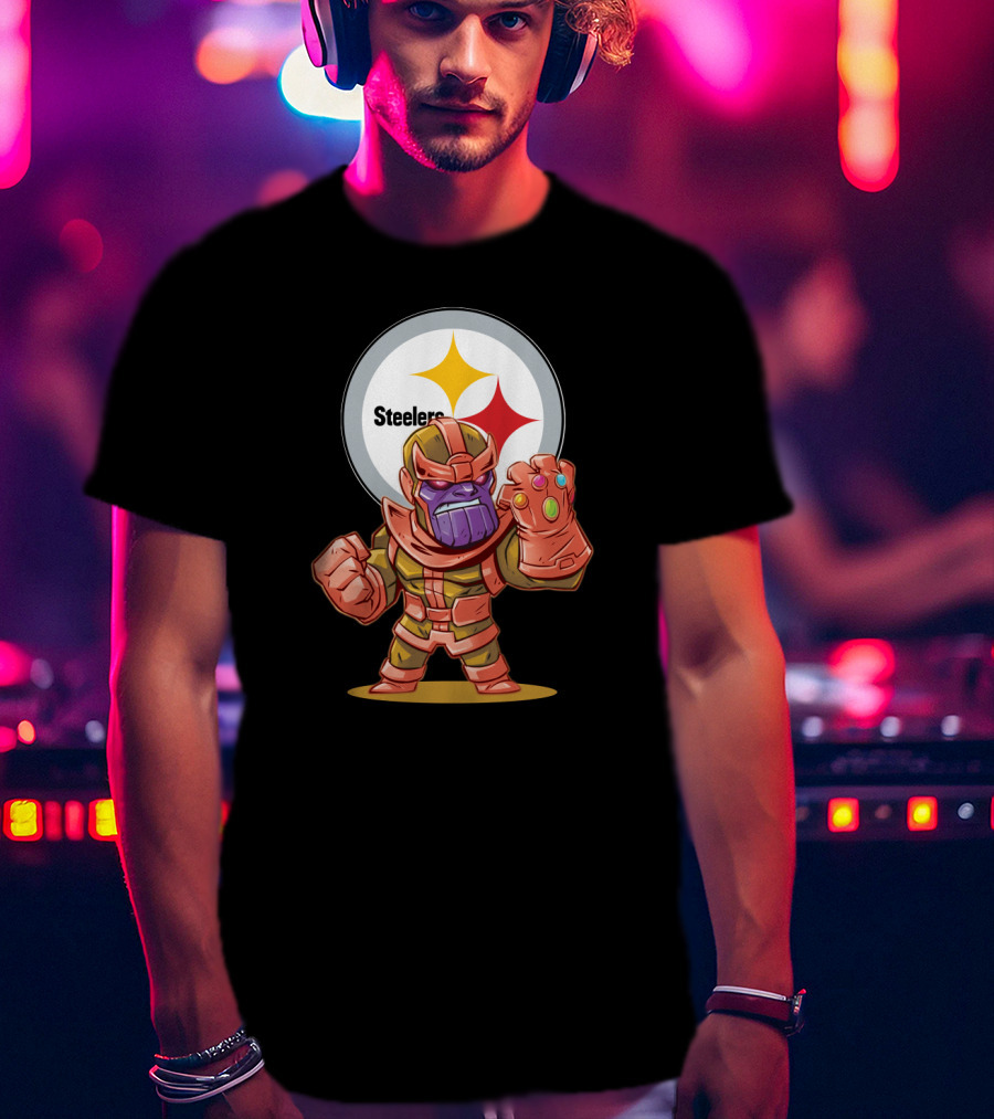 Thanos Steelers Superfan Fusion T-Shirt