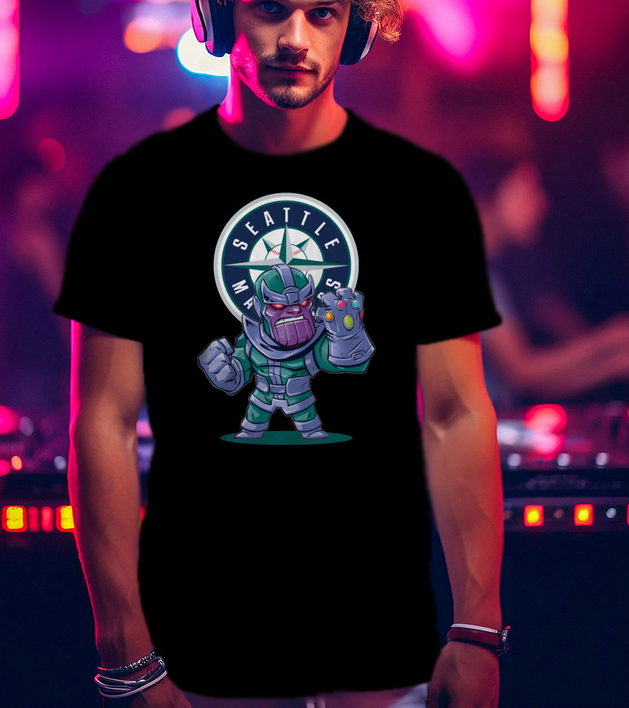Seattle Mariners Fans Meet Iconic Thanos Character Crossover T-Shirt