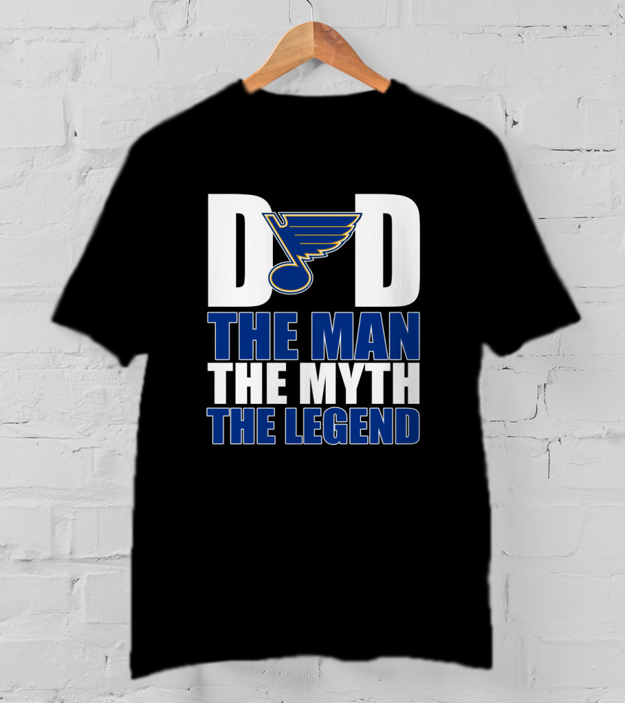 Dad St. Louis Blues The Man The Myth The Legend T-Shirt