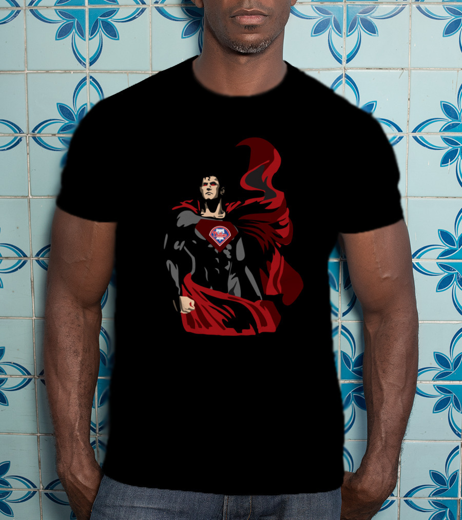 Philadelphia Phillies Superman Logo Fan T-Shirt