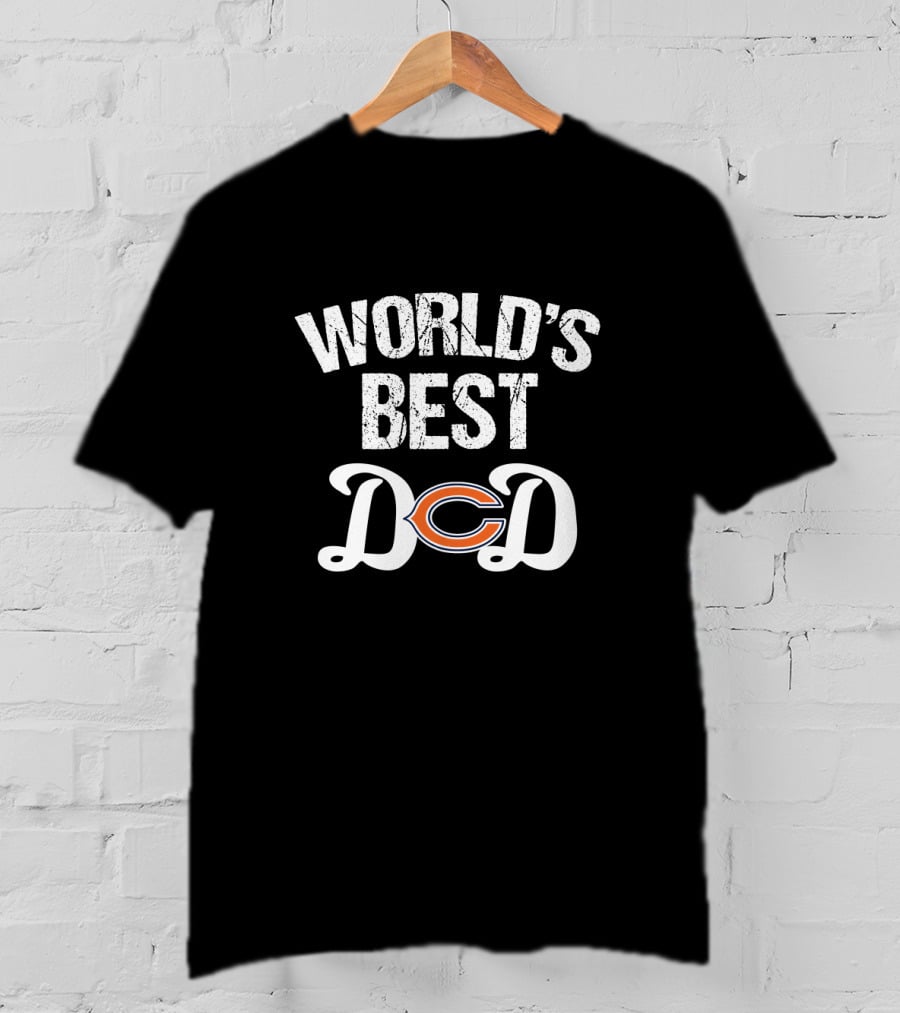 World's Best Dad Chicago Bears T-Shirt