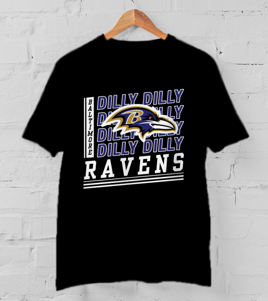 Baltimore Ravens Dilly Dilly Bud Light Nfl Team T-Shirt