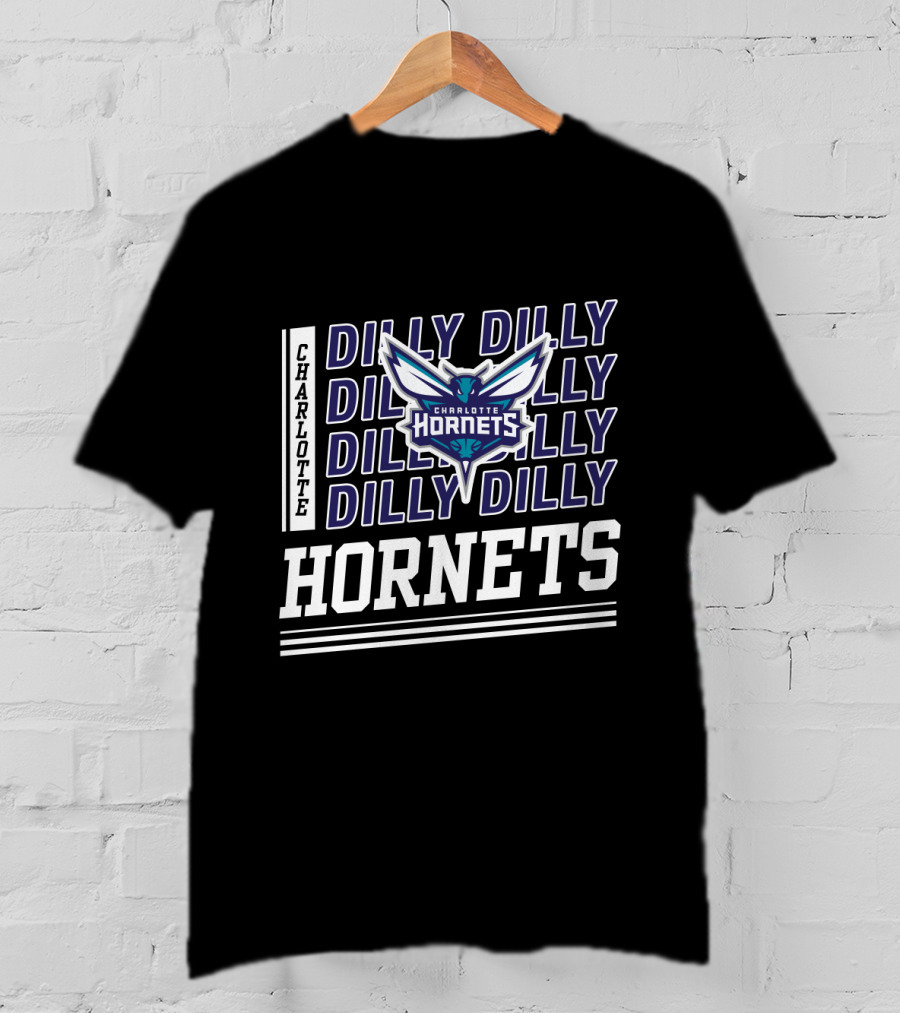 Charlotte Hornets Logo Dilly Dilly Bud Light Fan T-Shirt