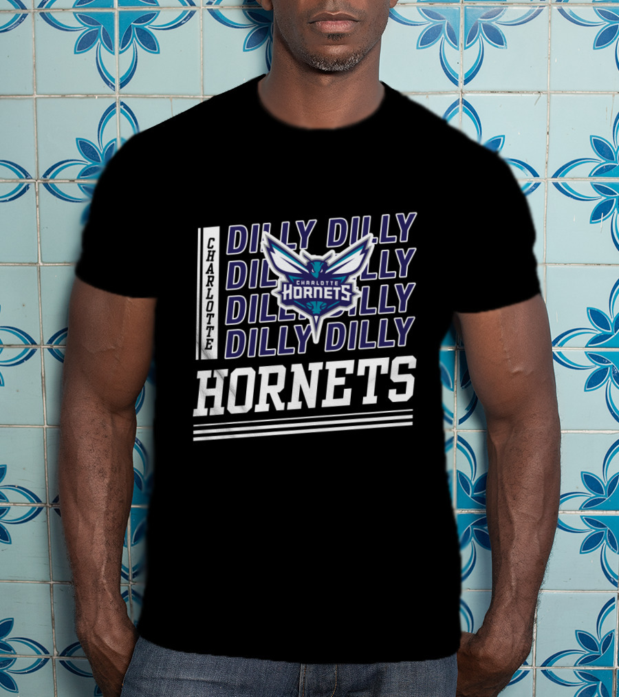 Charlotte Hornets Logo Dilly Dilly Bud Light Fan T-Shirt