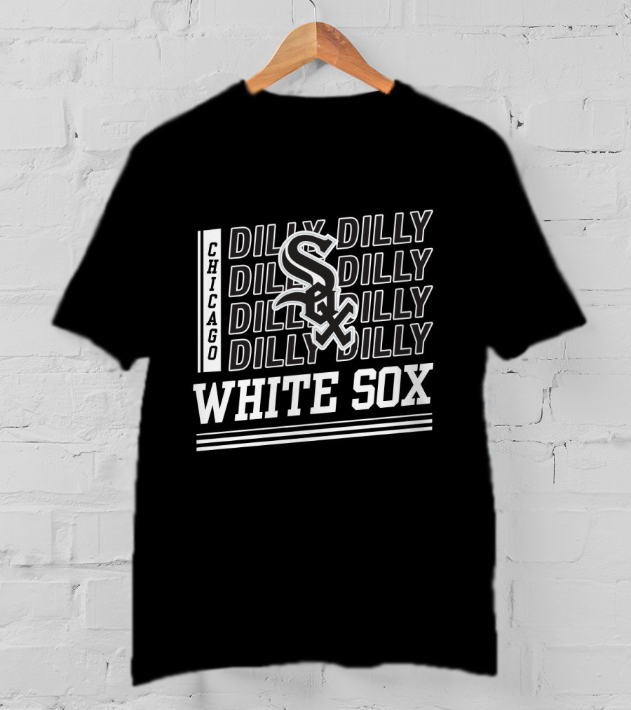 Chicago White Sox Dilly Dilly Text Overlaid Sox T-Shirt