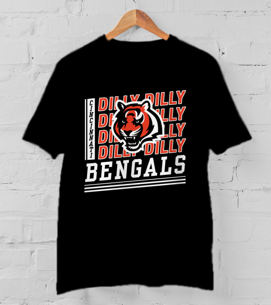Cincinnati Bengals Dilly Dilly Tiger T-Shirt