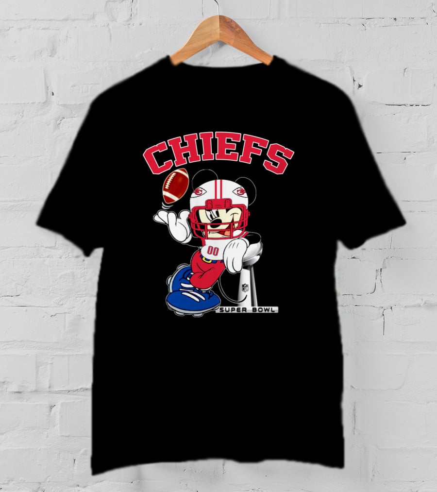 Chiefs Mickey Nfl Super Bowl Kansas City T-Shirt