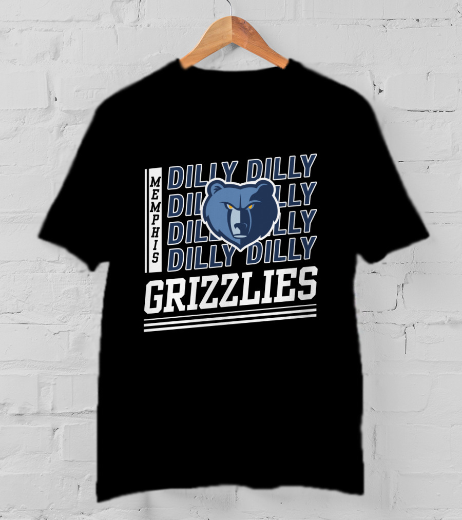 Memphis Grizzlies Dilly Dilly Bold Bear T-Shirt