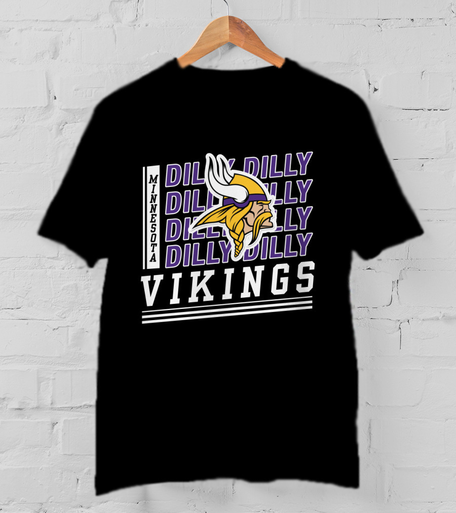 Minnesota Vikings Dilly Dilly Bud Light Fan Gear T-Shirt