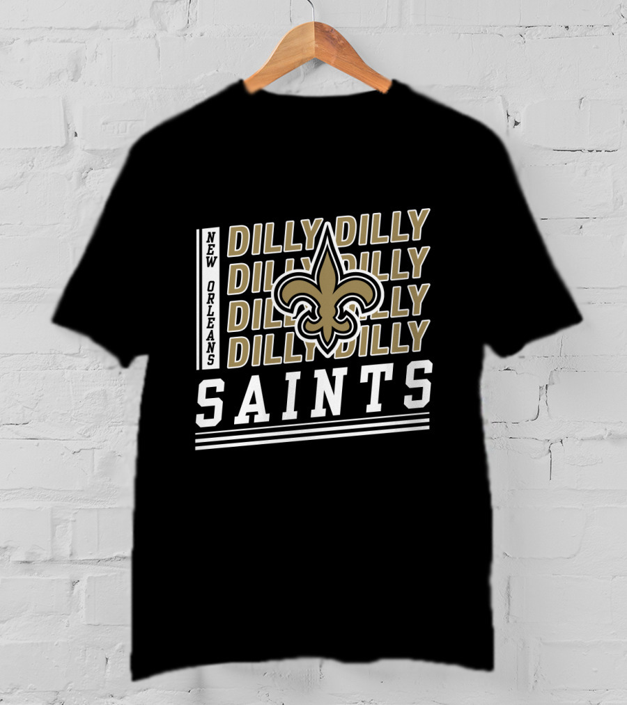 New Orleans Saints Dilly Dilly Fleur-De-Lis Bud Light T-Shirt