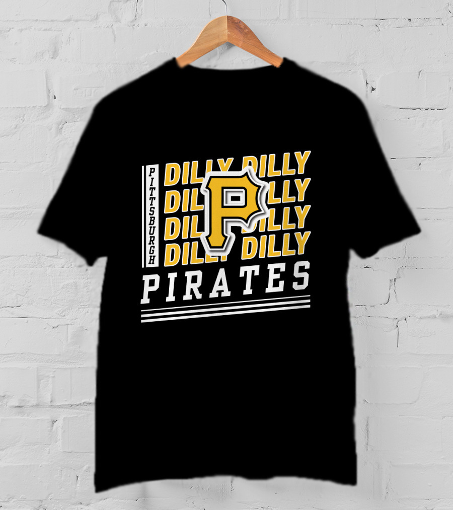 Pittsburgh Pirates Dilly Dilly P Logo Repeat T-Shirt