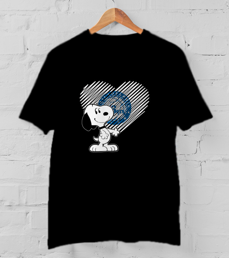 Snoopy Heart Philadelphia 76ers For Fans T-Shirt