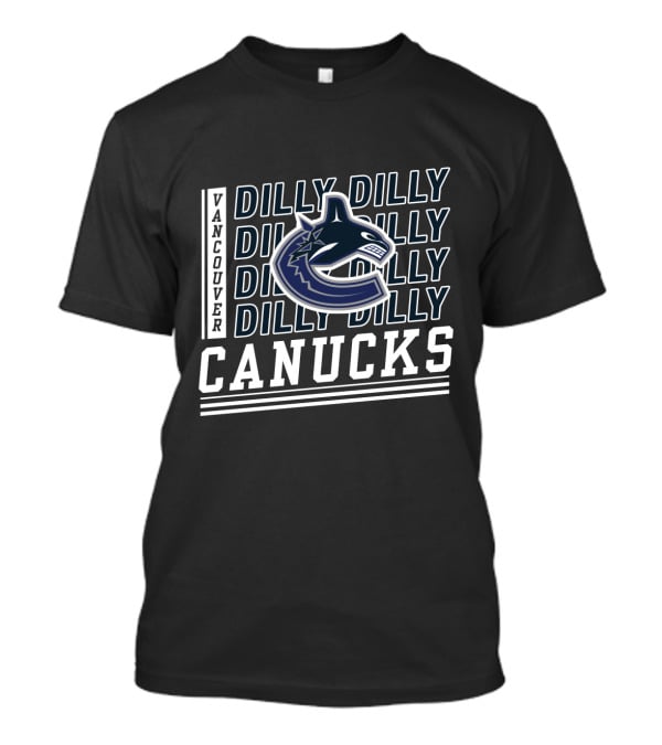 Vancouver Canucks Dilly Dilly Logo Fan Motto T-Shirt