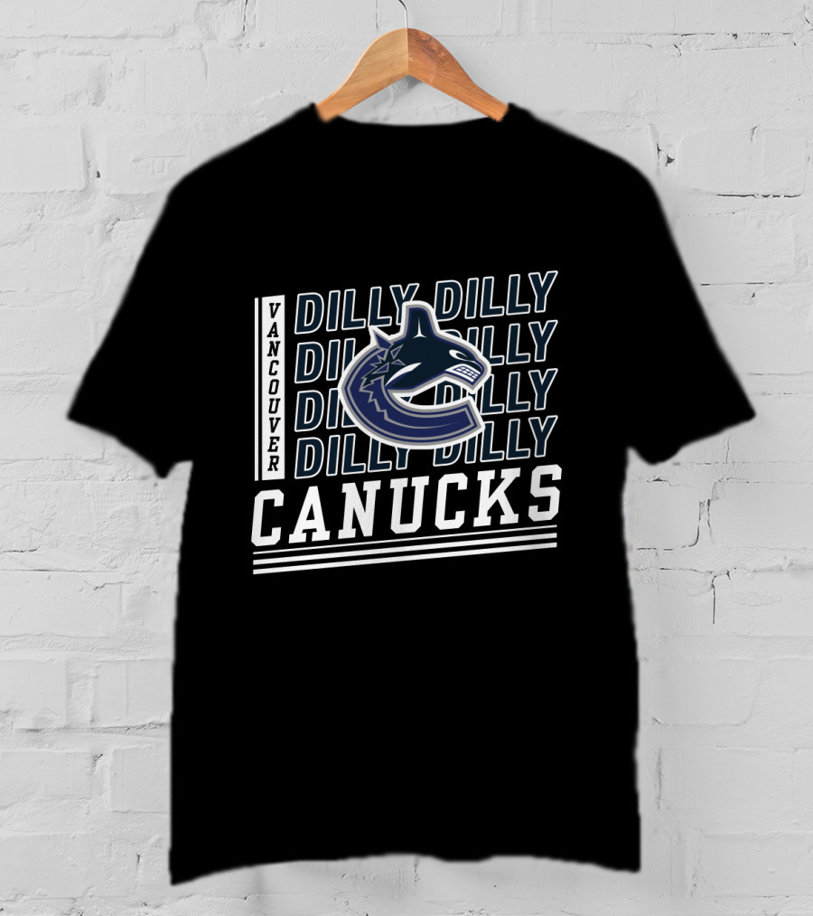 Vancouver Canucks Dilly Dilly Logo Fan Motto T-Shirt