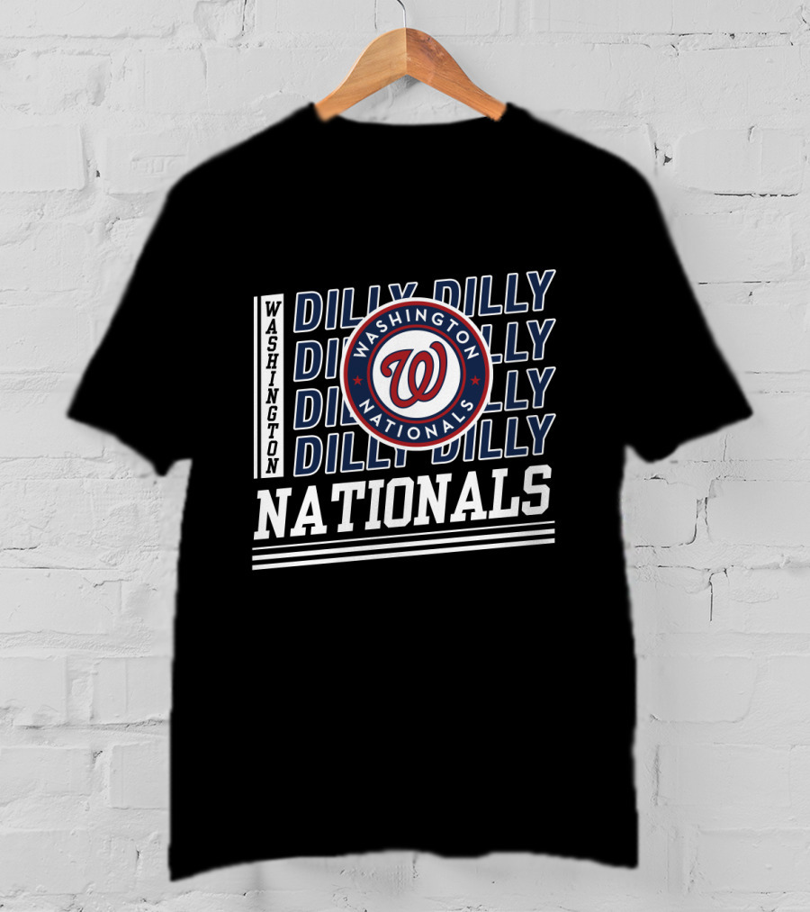 Washington Nationals Dilly Dilly Fans Logo Nationals T-Shirt