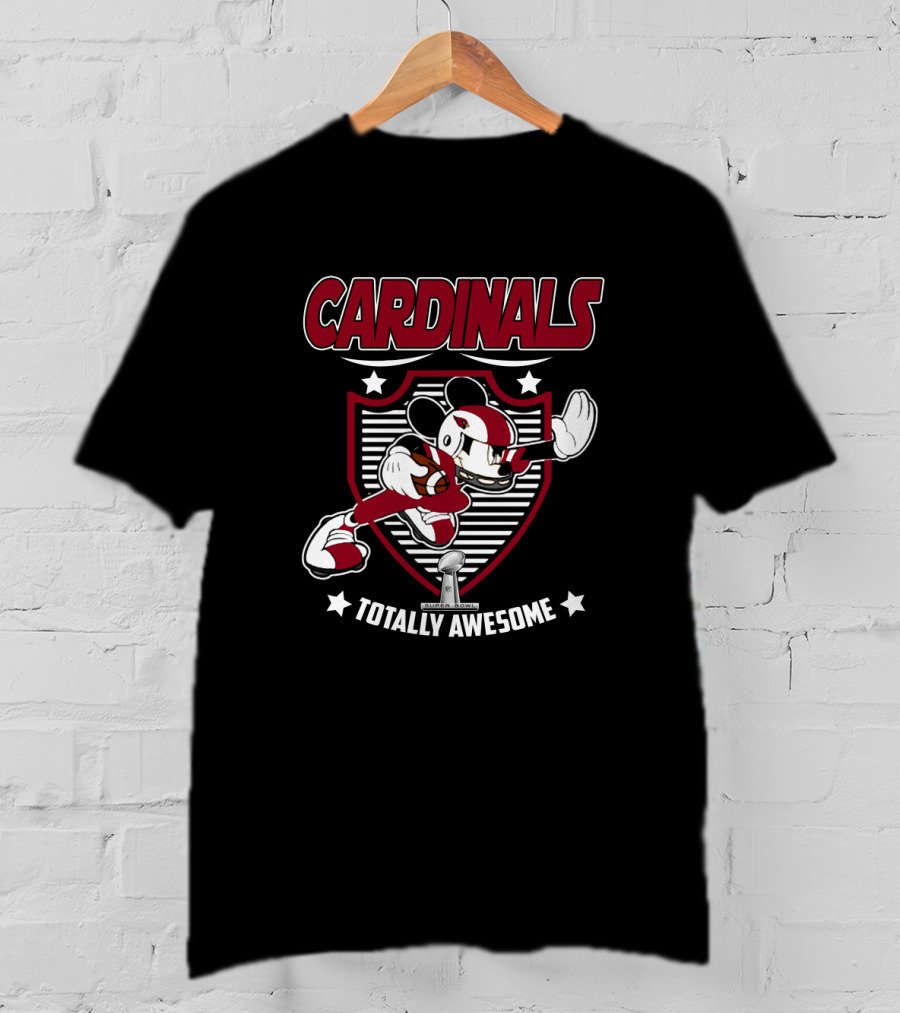 Cardinals Totally Awesome Mickey Football Stars T-Shirt