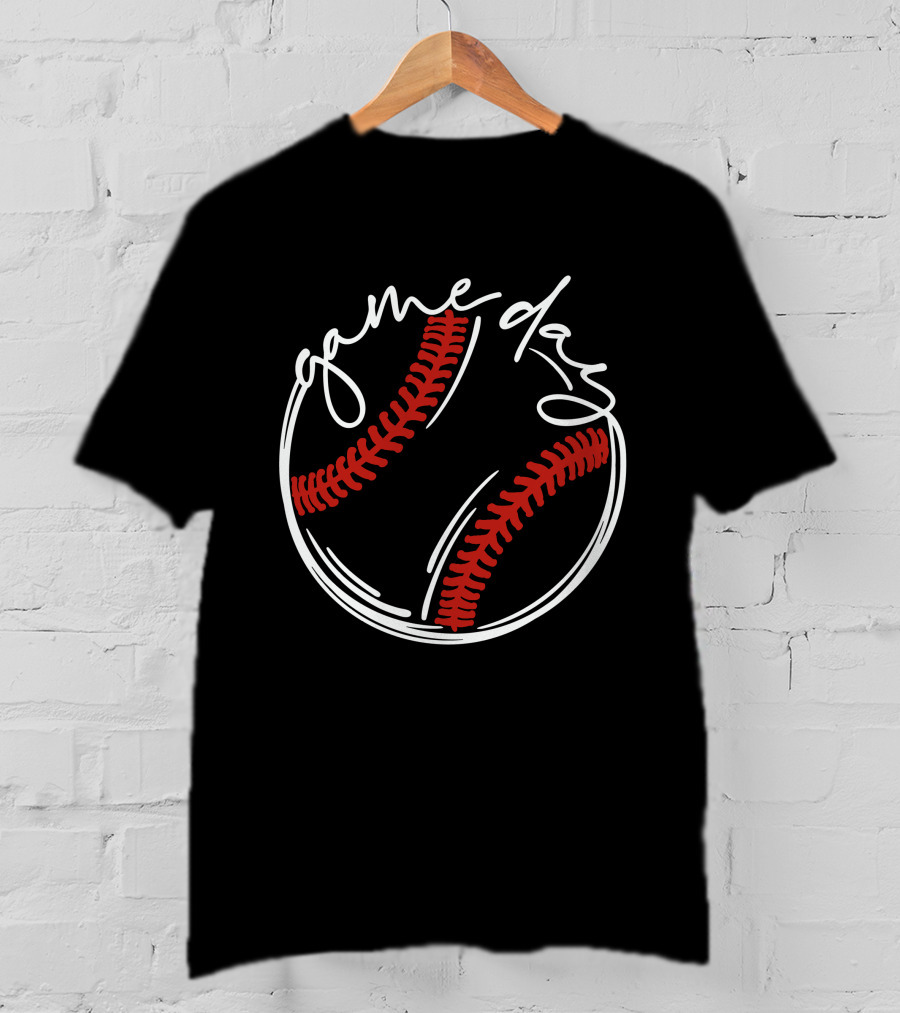 Game Day Baseball Mom Best T-Shirt