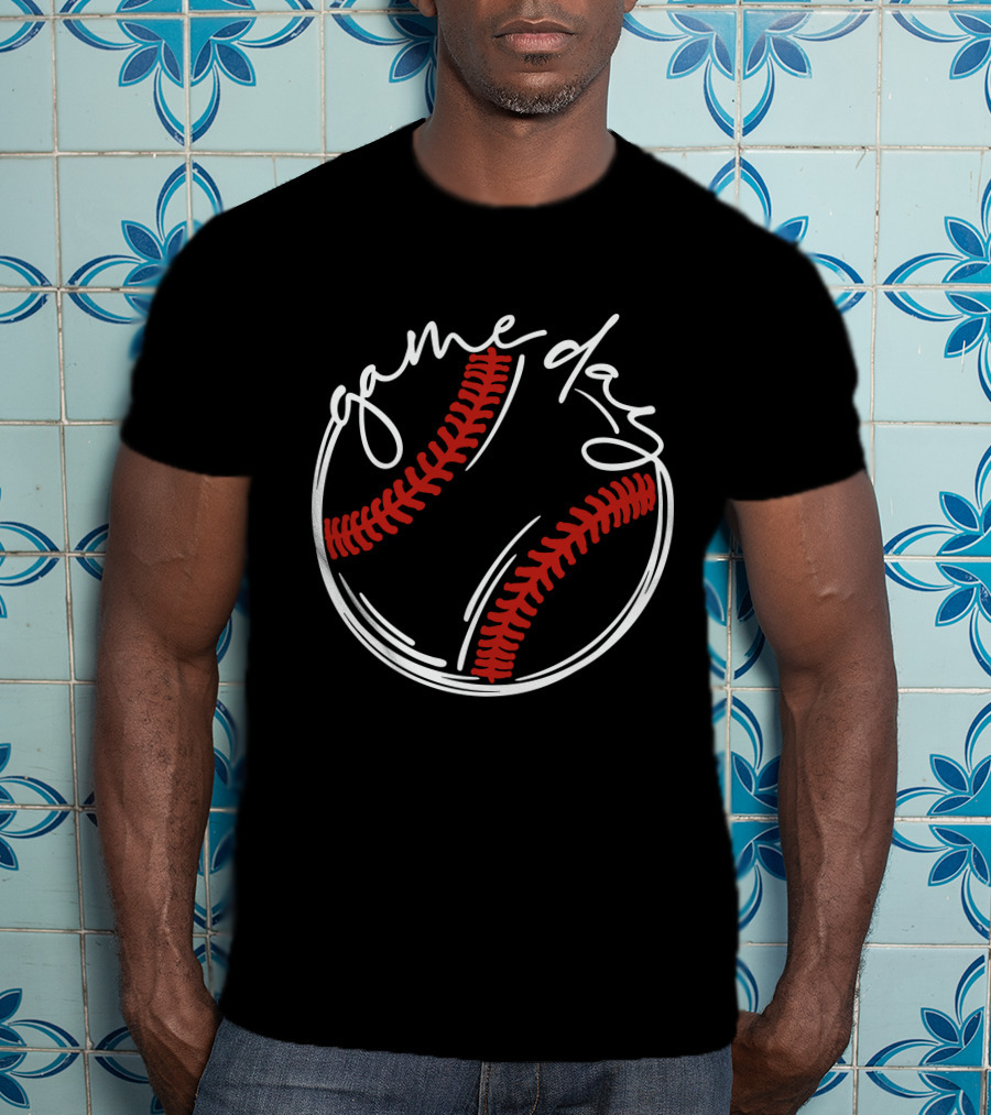 Game Day Baseball Mom Best T-Shirt