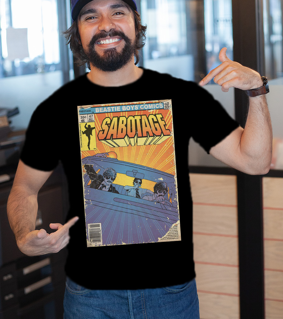 Beastie Boys Comics Sabotage 35¢ 47 Funny Ape 64B♯ Cover T-Shirt