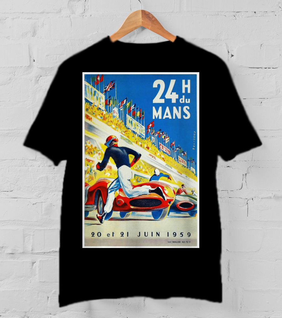 24 Heures Du Mans 20 Et 21 Juin 1959 Racing Event T-Shirt