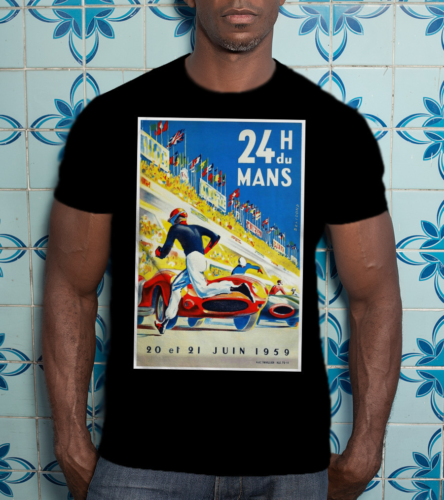24 Heures Du Mans 20 Et 21 Juin 1959 Racing Event T-Shirt