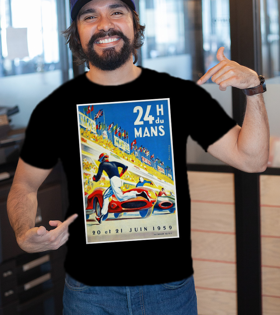 24 Heures Du Mans 20 Et 21 Juin 1959 Racing Event T-Shirt