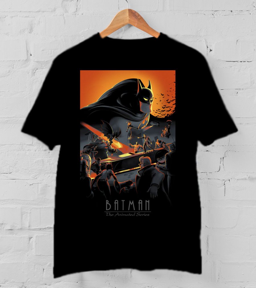 Batman The Animated Series Gotham Showdown Classic T-Shirt