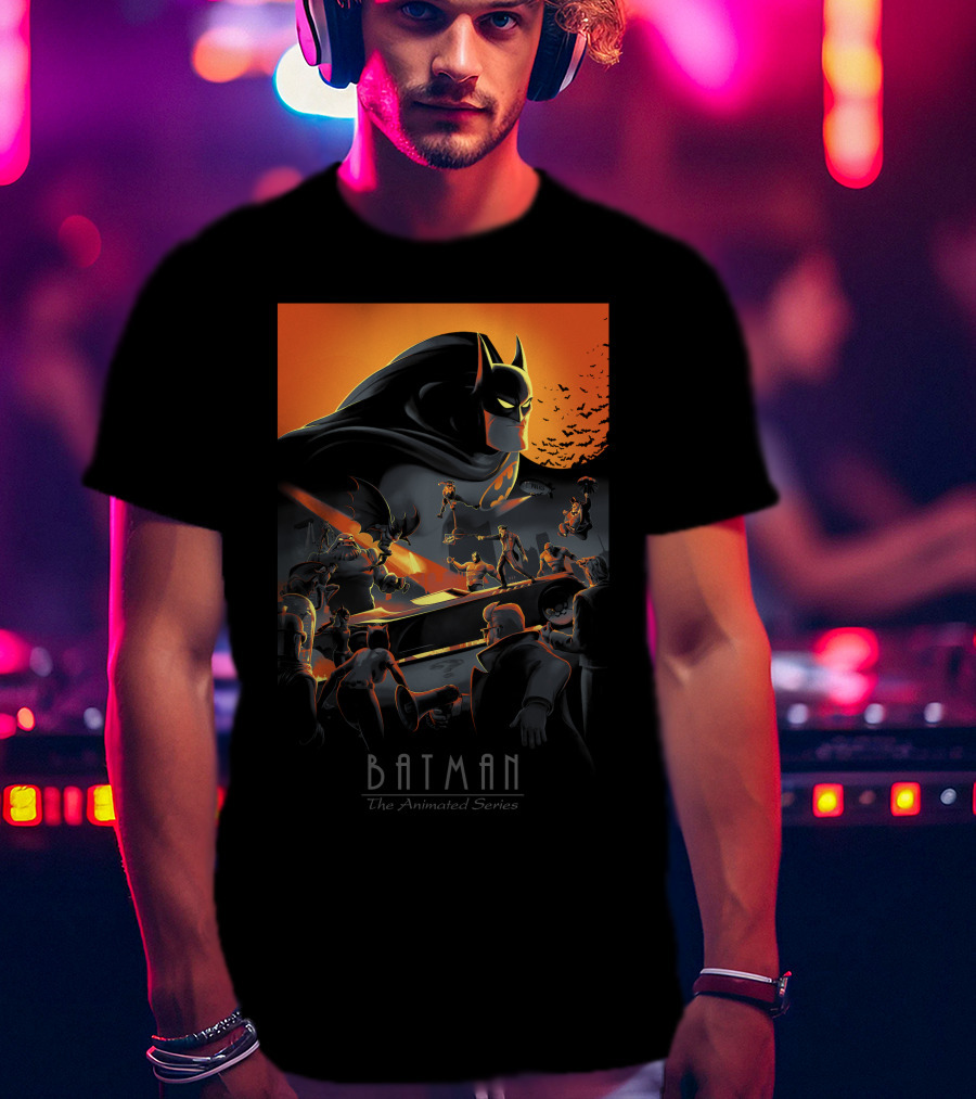 Batman The Animated Series Gotham Showdown Classic T-Shirt